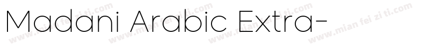 Madani Arabic Extra字体转换